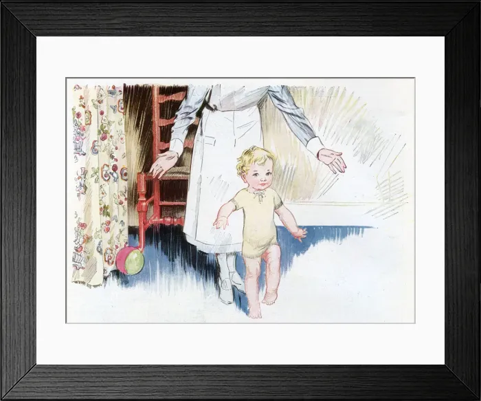 Framed Print : First steps Framed Print : First steps