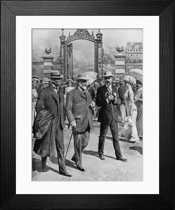 Framed Print : King Edward VII - last visit to Biarritz Framed Print : King Edward VII - last visit to Biarritz