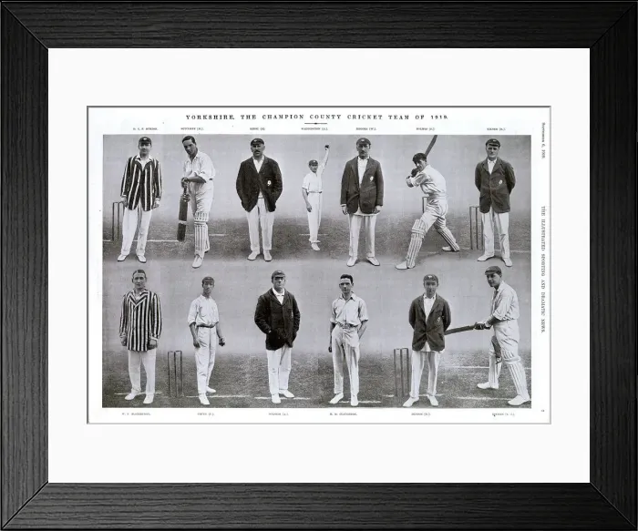 Framed Print : Yorkshire, The Champion County Cricket Team 1919 Framed Print : Yorkshire, The Champion County Cricket Team 1919