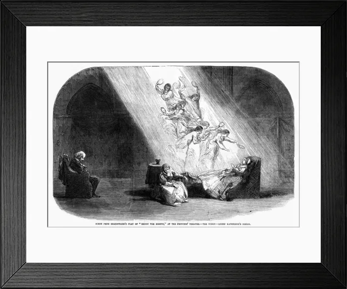 Framed Print : Shakespeares Henry Eighth at the Princesss Theatre Framed Print : Shakespeares Henry Eighth at the Princesss Theatre