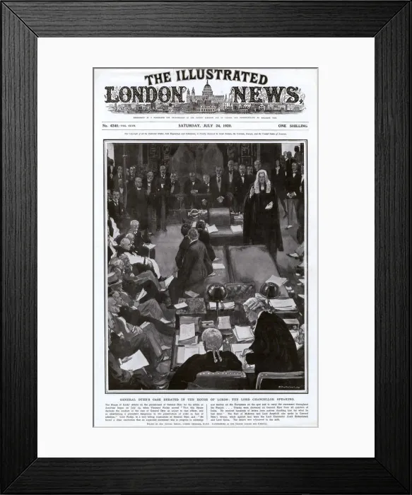 Framed Print : ILN over - Arguing General Dyers case in the House of Lords Framed Print : ILN over - Arguing General Dyers case in the House of Lords