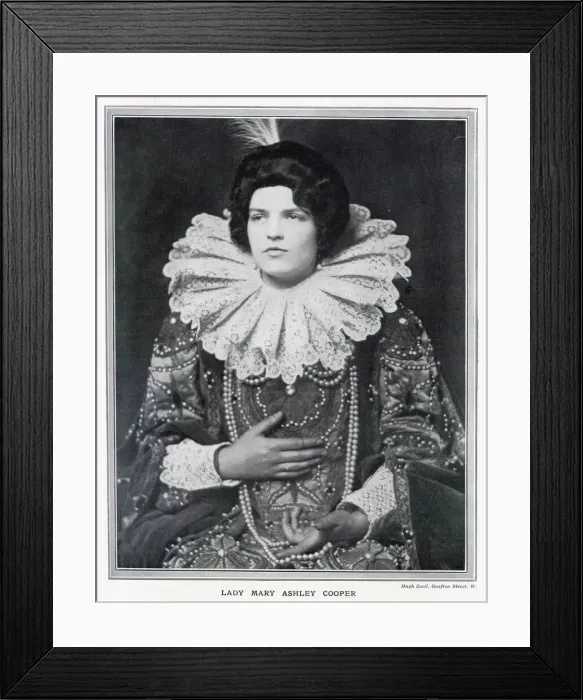 Framed Print : Lady Mary Ashley Cooper in Jacobean costume Lady Mary Ashley-Cooper (1902-1936) Framed Print : Lady Mary Ashley Cooper in Jacobean costume Lady Mary Ashley-Cooper (1902-1936)