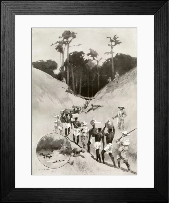 Framed Print : The Benin expedition Framed Print : The Benin expedition