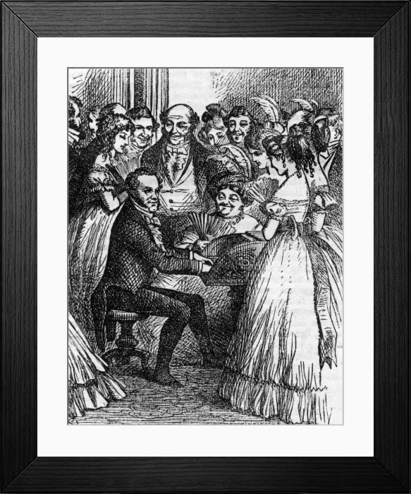 Framed Print : The Mirage of Life - Theodore Hook playing the piano Framed Print : The Mirage of Life - Theodore Hook playing the piano
