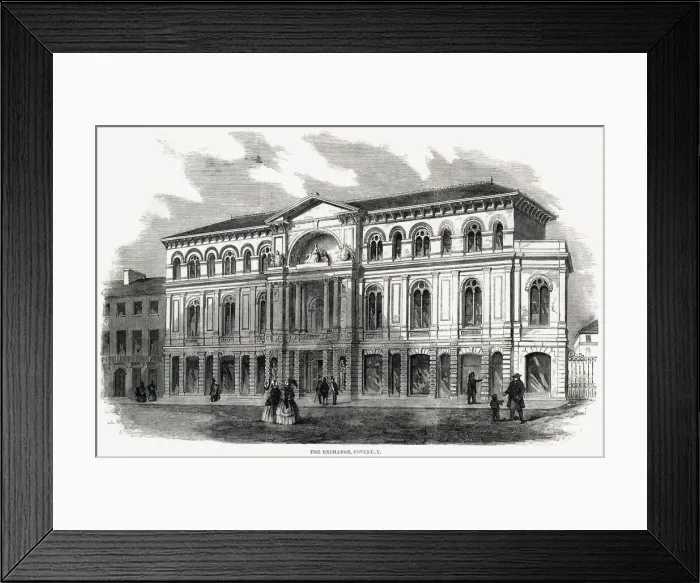 Framed Print : The General Exchange and Music Hall, Coventry Framed Print : The General Exchange and Music Hall, Coventry