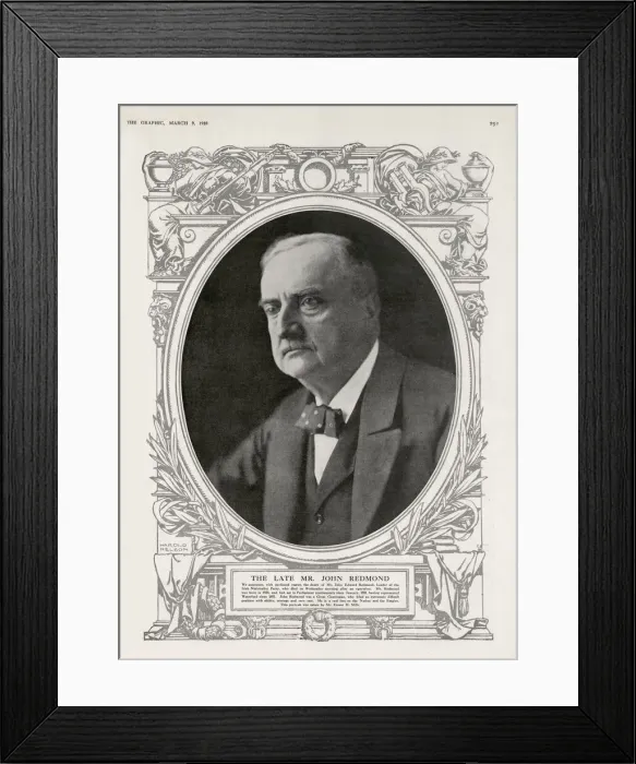 Framed Print : The late John Redmond Framed Print : The late John Redmond