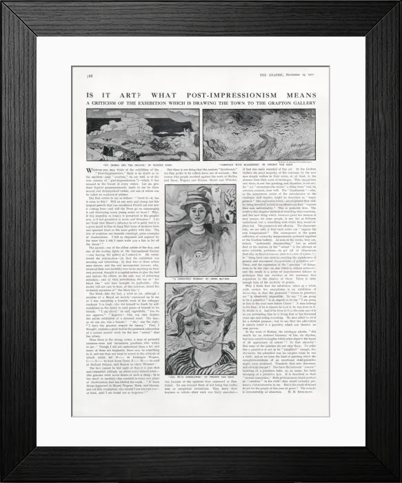 Framed Print : Is it Art? What Post-Impressionism Means Framed Print : Is it Art? What Post-Impressionism Means
