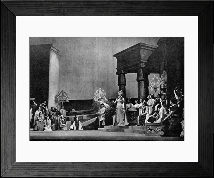 Framed Print : Production of The Trojans by Berlioz, 1957 Framed Print : Production of The Trojans by Berlioz, 1957