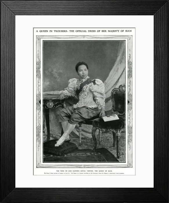 Framed Print : The Queen of Siam