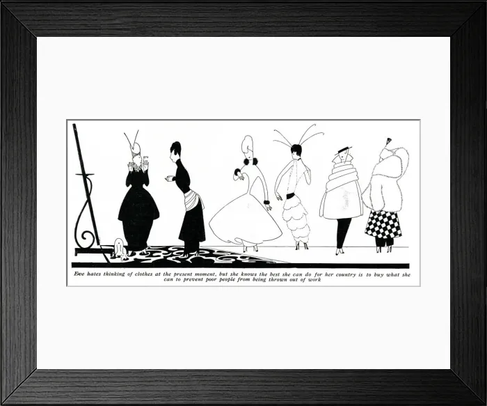 Framed Print : Eves fashion in 1914 Framed Print : Eves fashion in 1914