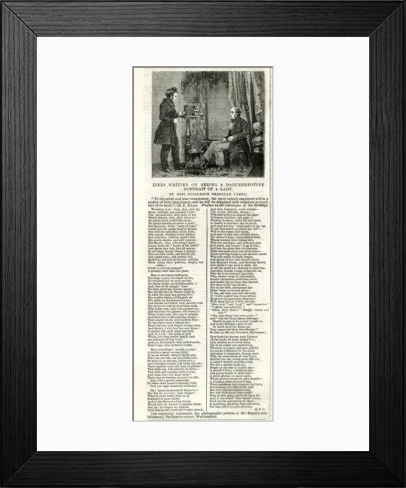 Framed Print : Photographer captures a formal portrait within a studio Framed Print : Photographer captures a formal portrait within a studio