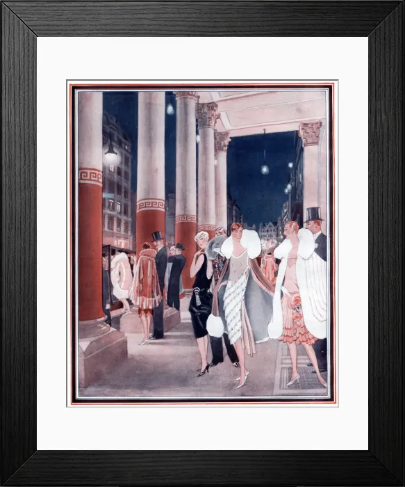 Framed Print : Brilliant Fashions for the Little Season, 1926 Framed Print : Brilliant Fashions for the Little Season, 1926