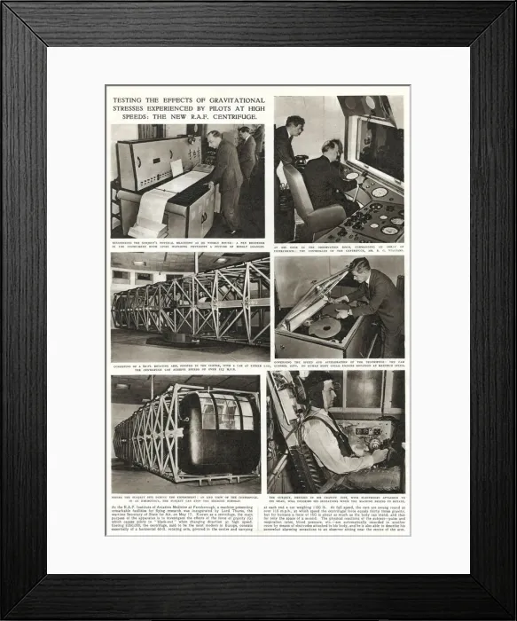 Framed Print : The new R. A. F. Centrifuge 1955 Framed Print : The new R. A. F. Centrifuge 1955