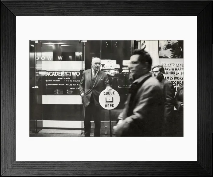 Framed Print : George Hoellering at the Academy Cinema