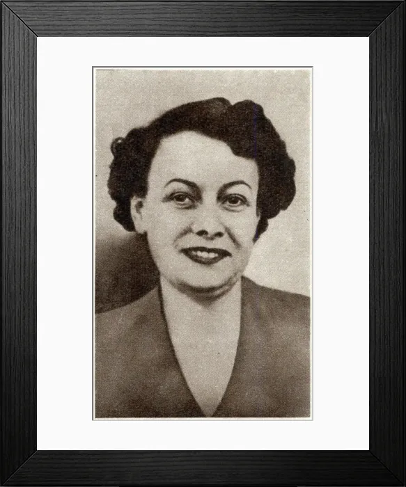 Framed Print : Ethel Gee, Portland Spy Ring Framed Print : Ethel Gee, Portland Spy Ring