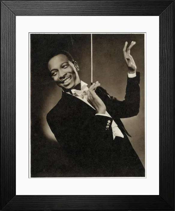 Framed Print : Ken Snakehips Johnson - band leader Framed Print : Ken Snakehips Johnson - band leader
