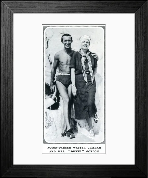 Framed Print : Dickie Gordon and Walter Crisham at Eden Roc Framed Print : Dickie Gordon and Walter Crisham at Eden Roc