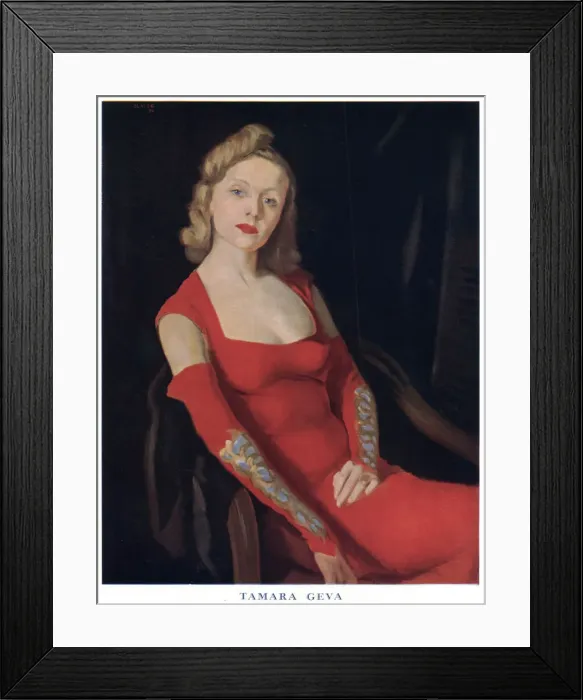 Framed Print : Tamara Geva Framed Print : Tamara Geva