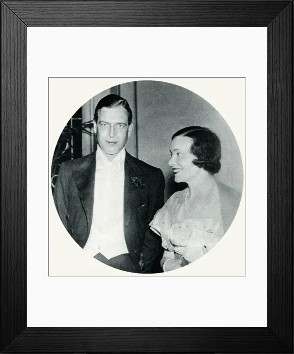Framed Print : Prince George with Lady Charles Cavendish (Adele Astaire) Framed Print : Prince George with Lady Charles Cavendish (Adele Astaire)