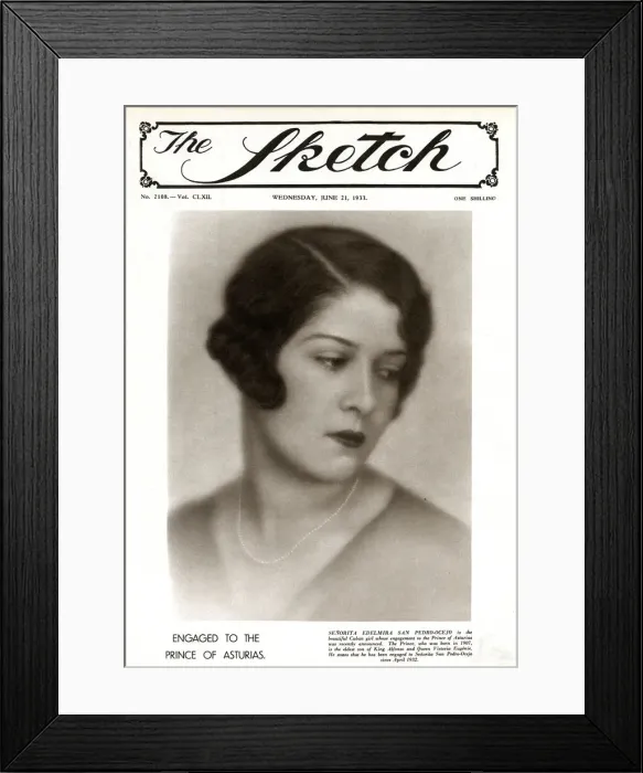 Framed Print : Sketch cover - Senorita Edelmira San Pedro-Ocejo Framed Print : Sketch cover - Senorita Edelmira San Pedro-Ocejo