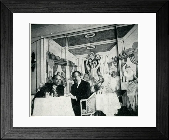 Framed Print : Autori and Sovrani at The Blue Train Grill Framed Print : Autori and Sovrani at The Blue Train Grill