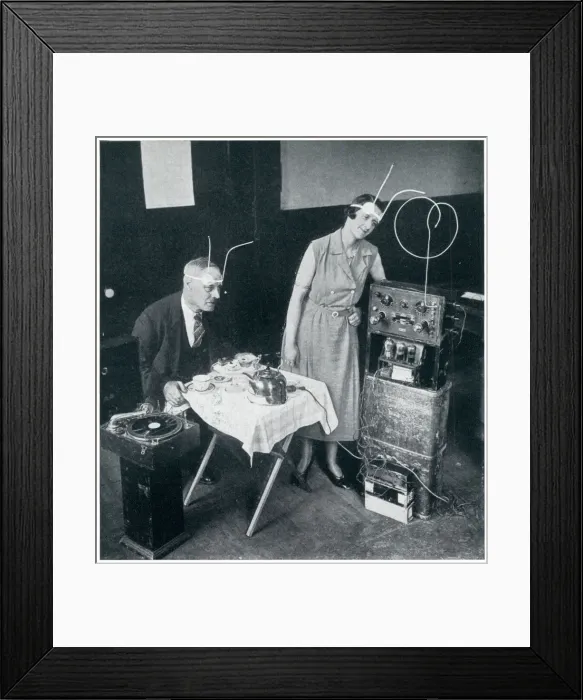Framed Print : Boiling a kettle by will power 1932 Framed Print : Boiling a kettle by will power 1932