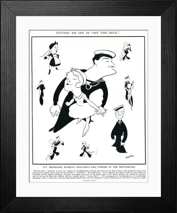 Framed Print : Hit the Deck at the Hippodrome by Hynes Framed Print : Hit the Deck at the Hippodrome by Hynes