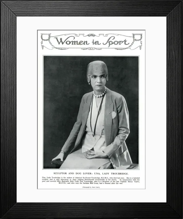 Framed Print : Una, Lady Troubridge