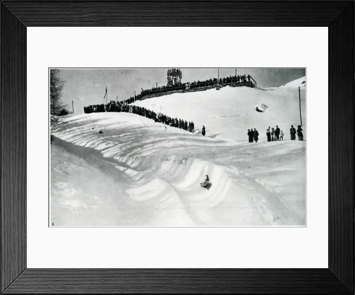 Framed Print : The Cresta Run Framed Print : The Cresta Run