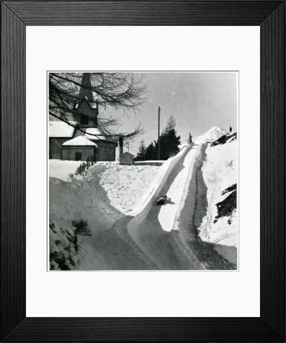 Framed Print : The Cresta Run Framed Print : The Cresta Run