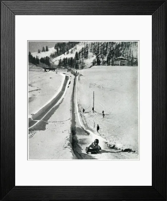 Framed Print : The Cresta Run Framed Print : The Cresta Run