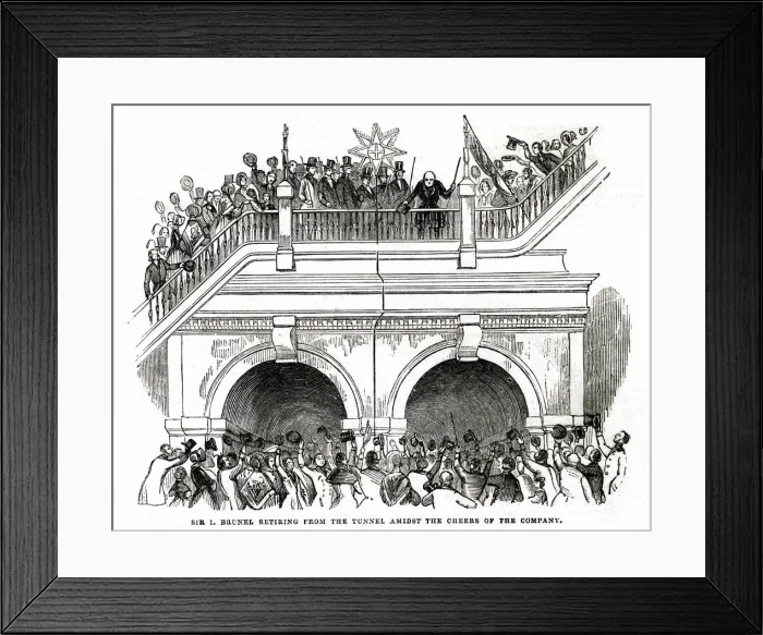Framed Print : Ceremony of opening of the Thames Tunnel 1843 Framed Print : Ceremony of opening of the Thames Tunnel 1843