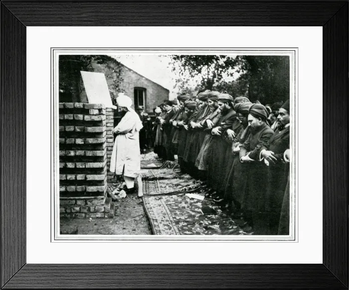 Framed Print : Foundation stone of Londons first mosque laid, Southfields Framed Print : Foundation stone of Londons first mosque laid, Southfields