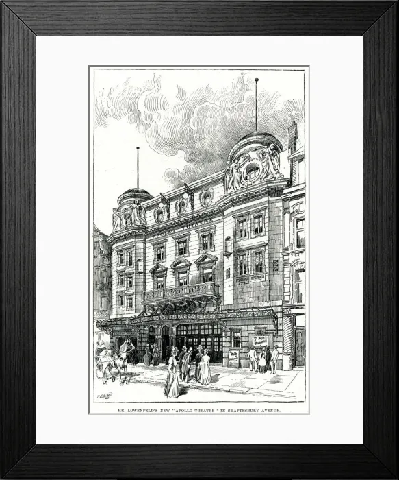 Framed Print : Apollo Theatre 1901 Framed Print : Apollo Theatre 1901