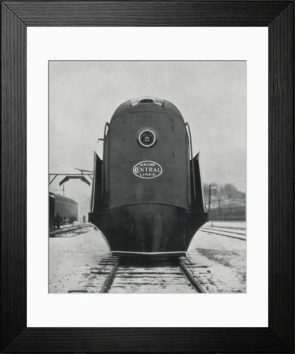 Framed Print : Commodore Vanderbilt - New York Central Railroad