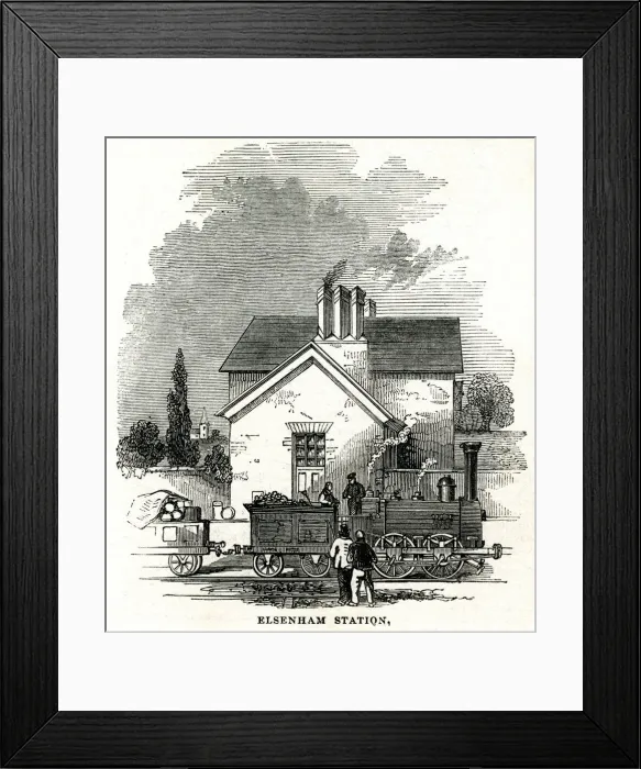 Framed Print : Elsenham railway station Framed Print : Elsenham railway station