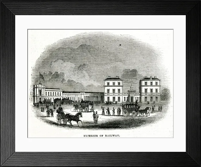 Framed Print : Exterior view of Derby station Framed Print : Exterior view of Derby station