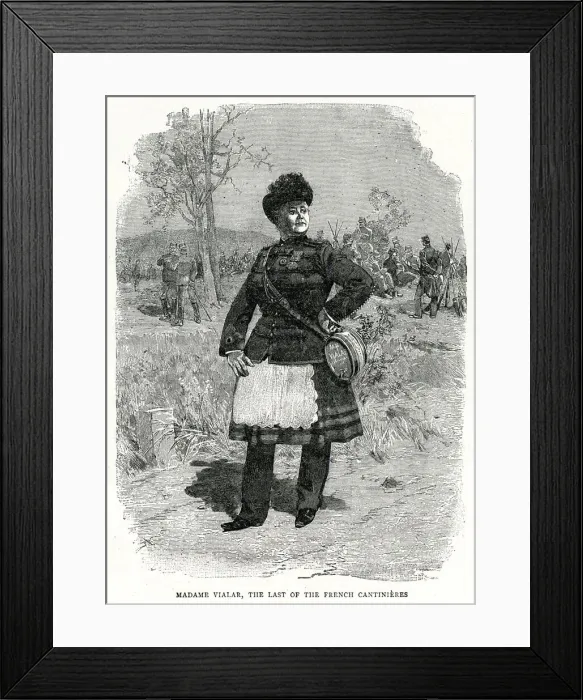 Framed Print : A French cantiniere 1890