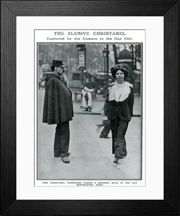 Framed Print : Christabel Pankhurst