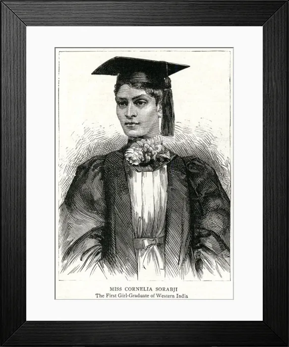 Framed Print : Cornelia Sorabji