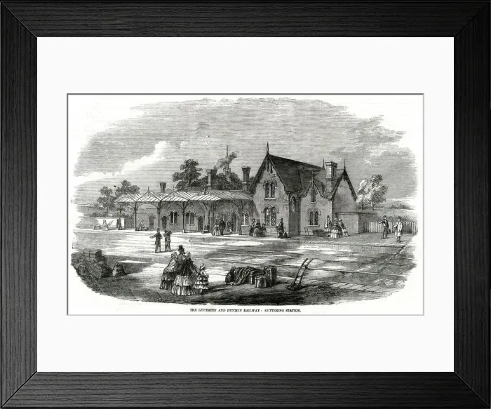 Framed Print : Railway station at Kettering, Northamptonshire Framed Print : Railway station at Kettering, Northamptonshire