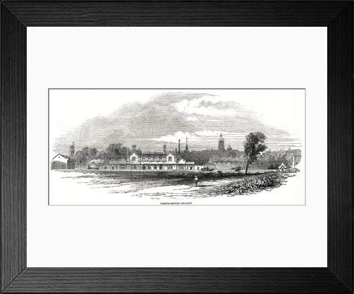 Framed Print : Bridge Street railway station, Northampton Framed Print : Bridge Street railway station, Northampton