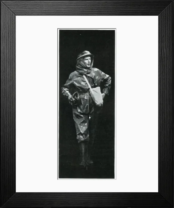 Framed Print : Decontaminator in full uniform, September 1939