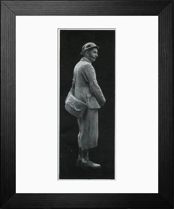 Framed Print : A temporary wartime policeman in uniform, September 1939 Framed Print : A temporary wartime policeman in uniform, September 1939