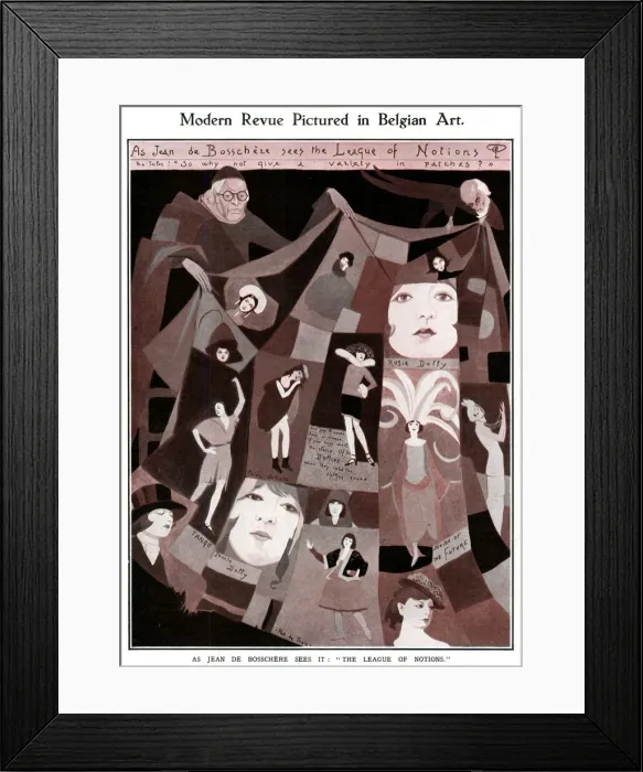 Framed Print : Interpretation of the League of Notions, 1921 Framed Print : Interpretation of the League of Notions, 1921