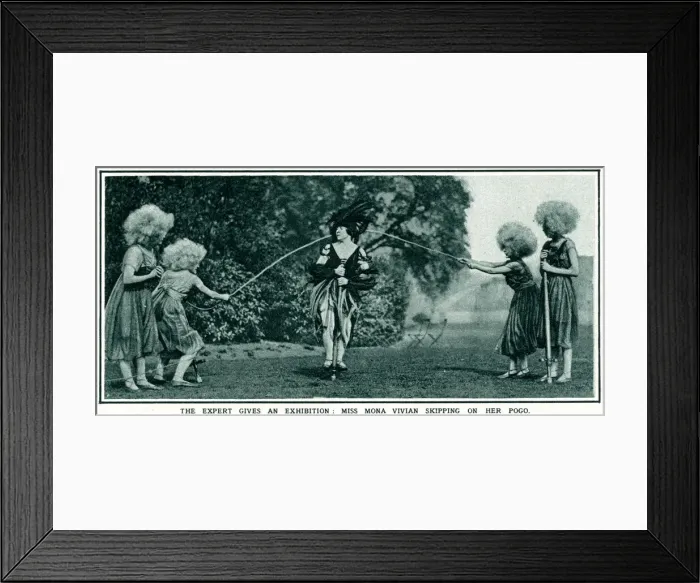 Framed Print : Photographs of Hippodrome Pogo Parade, October 1921