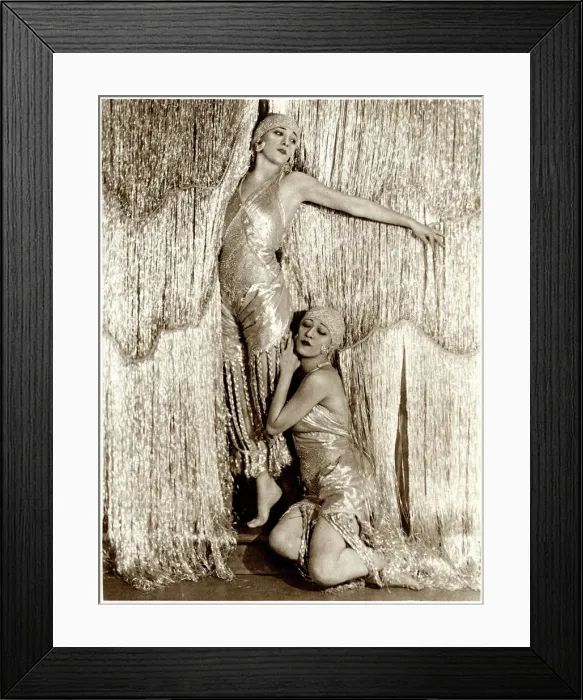 Framed Print : The Dolly Sisters performing their Persian Dance 1921 Framed Print : The Dolly Sisters performing their Persian Dance 1921