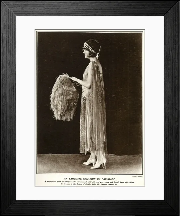 Framed Print : Satin gown by Reville Framed Print : Satin gown by Reville