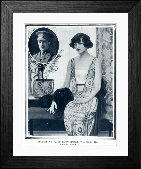 Framed Print : Miss Sylvia Storey, Countess Poulett Framed Print : Miss Sylvia Storey, Countess Poulett