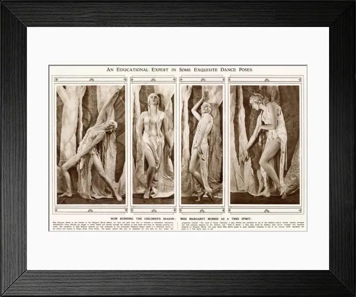 Framed Print : Margaret Morris (1891 - 1980), British dancer, choreographer and teacher Framed Print : Margaret Morris (1891 - 1980), British dancer, choreographer and teacher